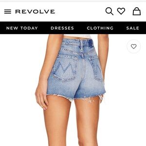 MOTHER Light Blue Jean Shorts